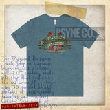 Diamond Horseshoe Truck Stop Laramie 1954 Vintage Men's T-Shirt