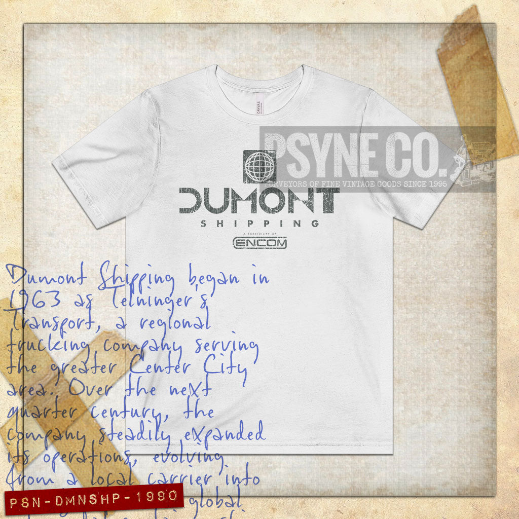 Dumont Shipping 1990 Vintage Men’s T-Shirt