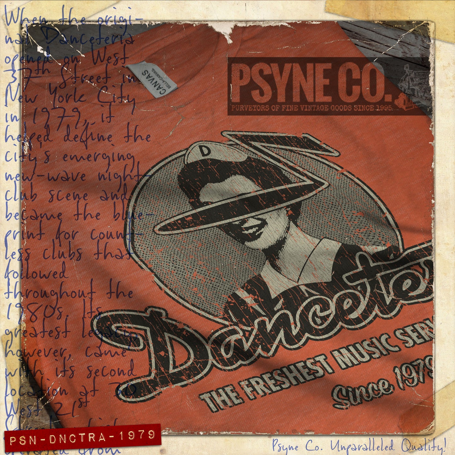 Danceteria NYC 1979 Vintage Men's T-Shirt