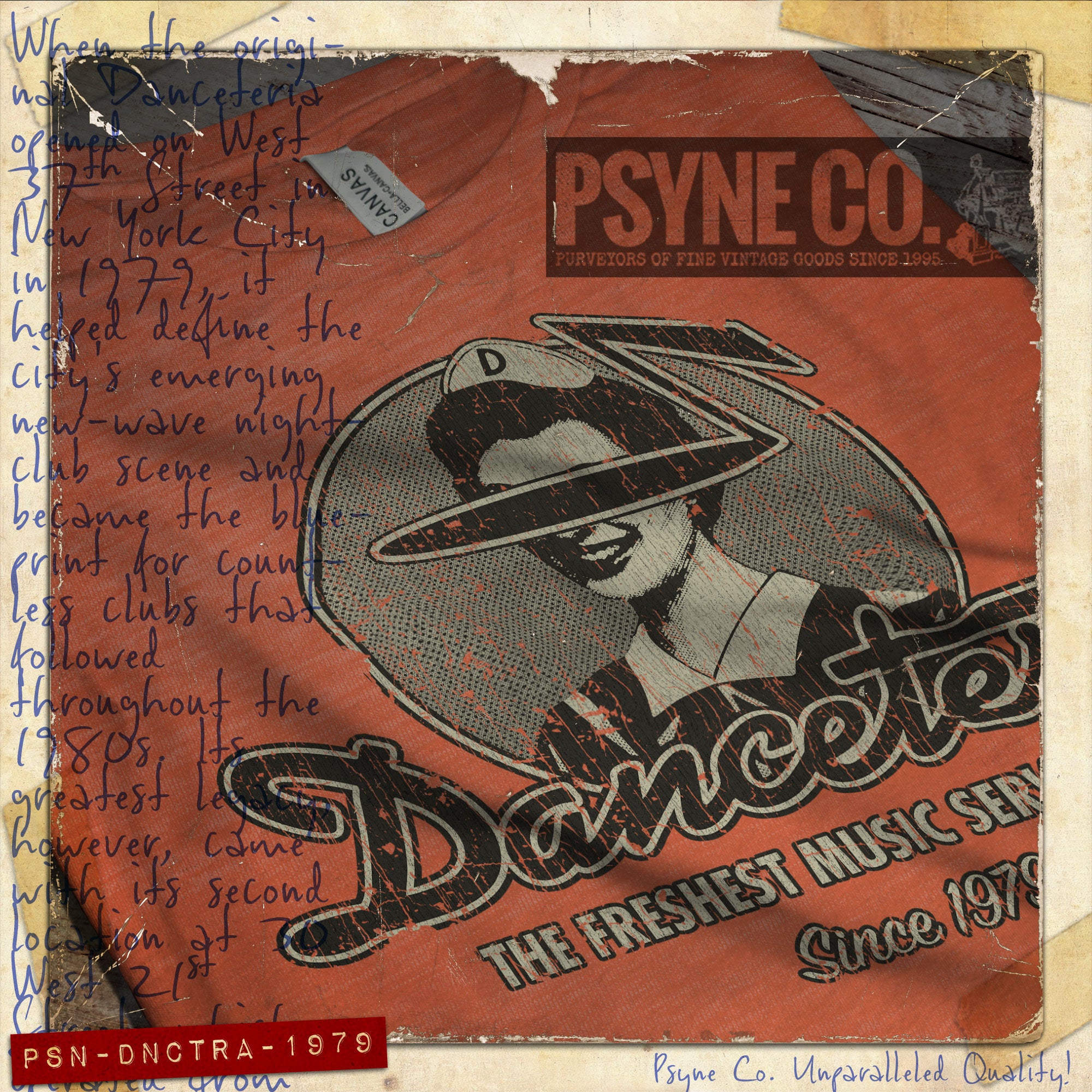 Danceteria NYC 1979 Vintage Men's T-Shirt