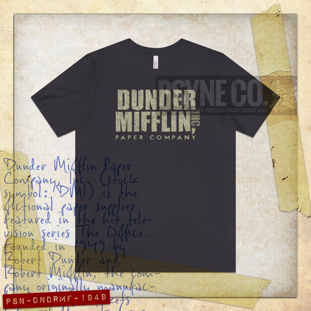 Dunder Mifflin Paper Company 1949 Vintage Men's T-Shirt