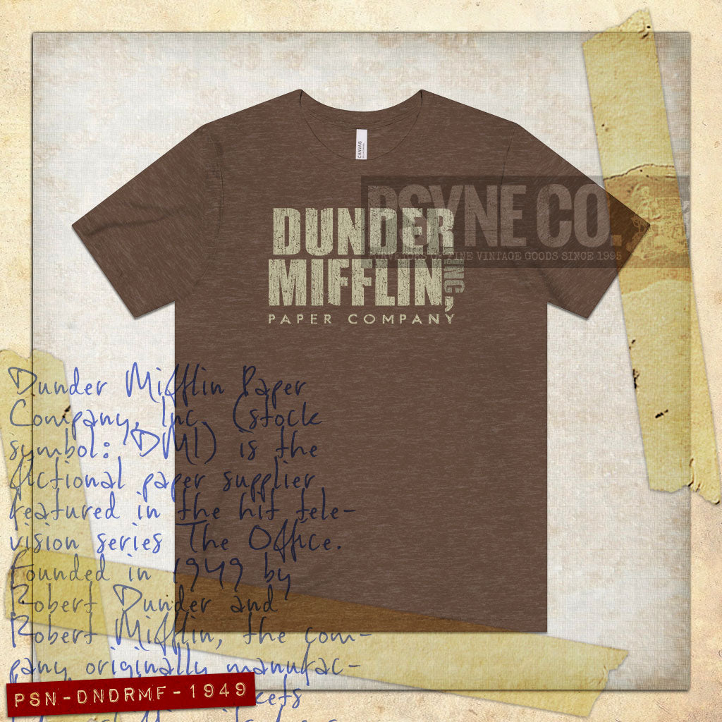 Dunder Mifflin Paper Company 1949 Vintage Men's T-Shirt