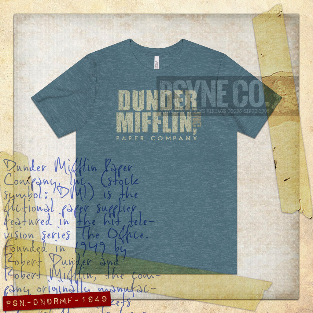 Dunder Mifflin Paper Company 1949 Vintage Men's T-Shirt