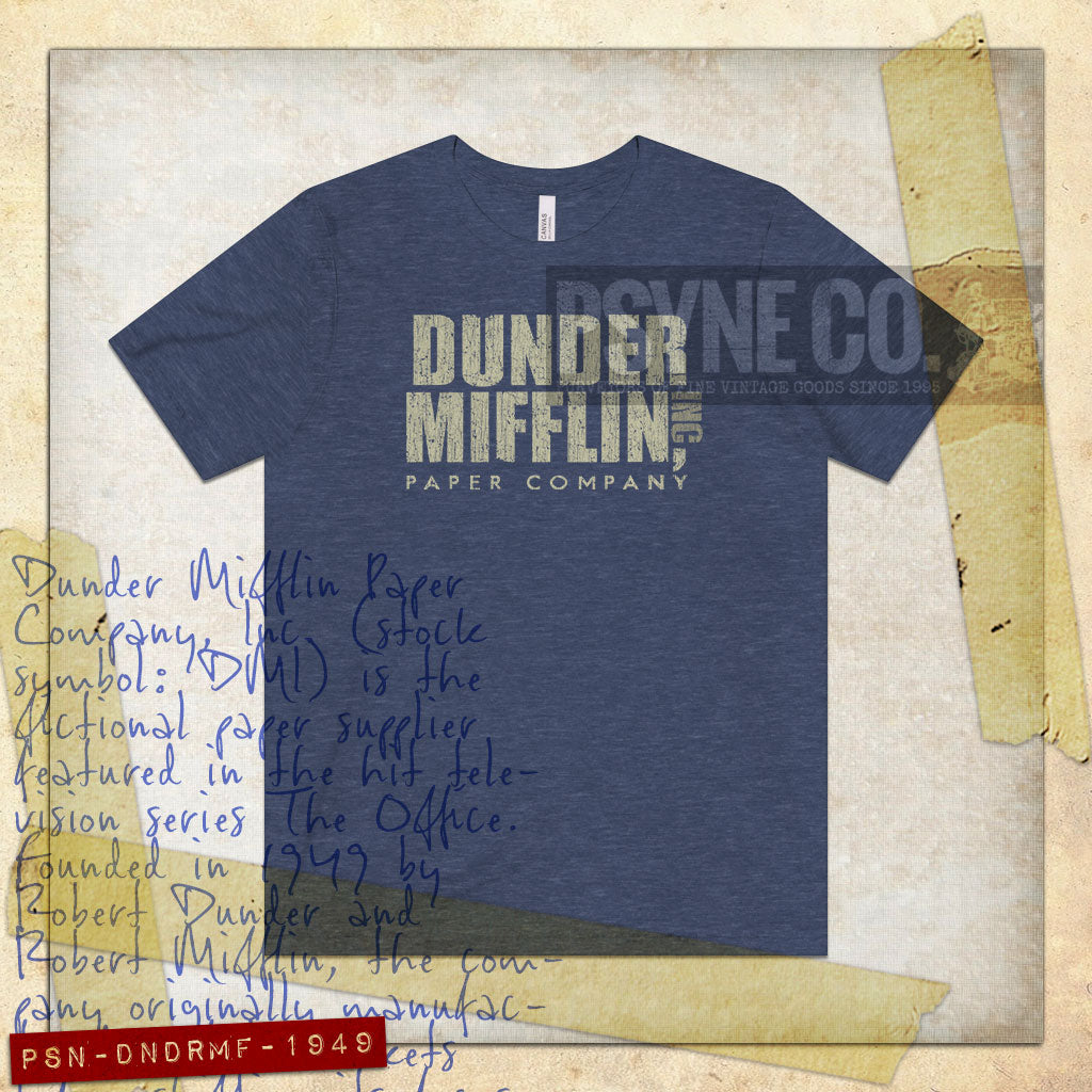 Dunder Mifflin Paper Company 1949 Vintage Men's T-Shirt