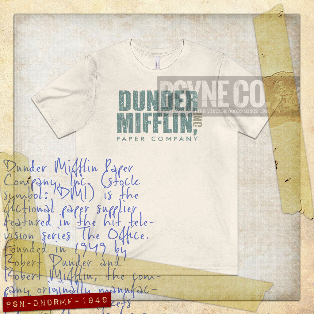 Dunder Mifflin Paper Company 1949 Vintage Men's T-Shirt