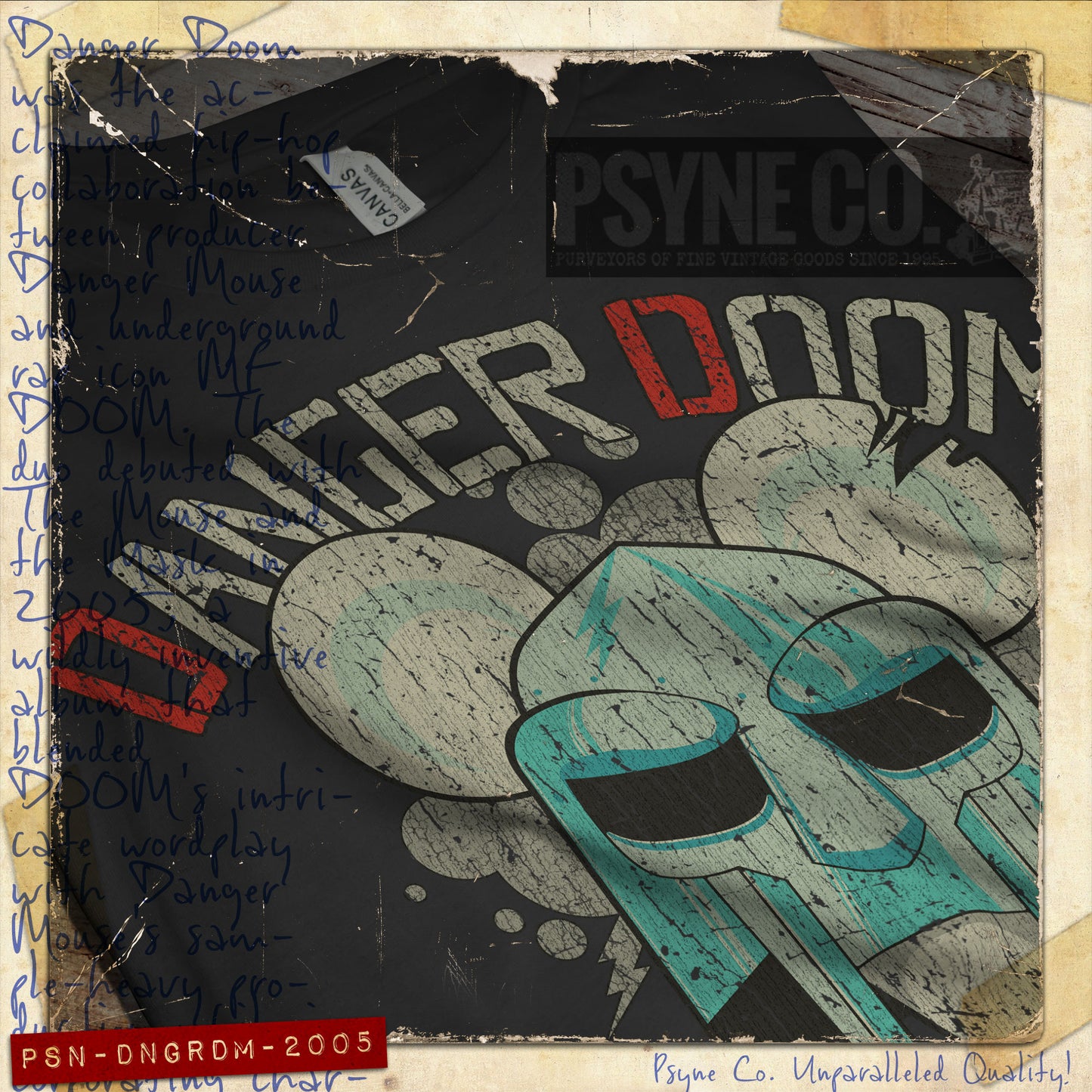 Danger Doom 2005 Vintage Men's T-Shirt