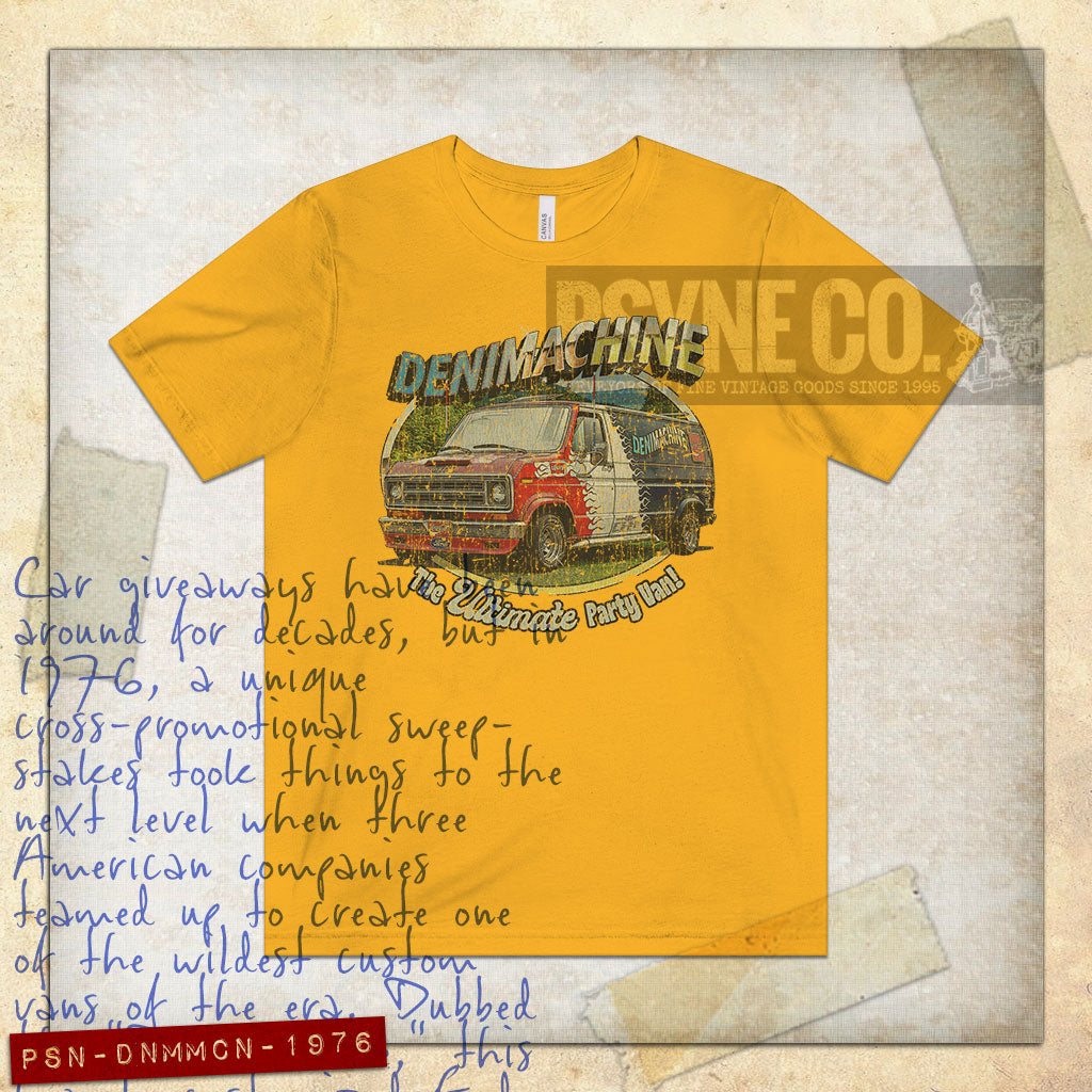 Denimachine Ultimate Party Van 1976 Vintage Men’s T-Shirt
