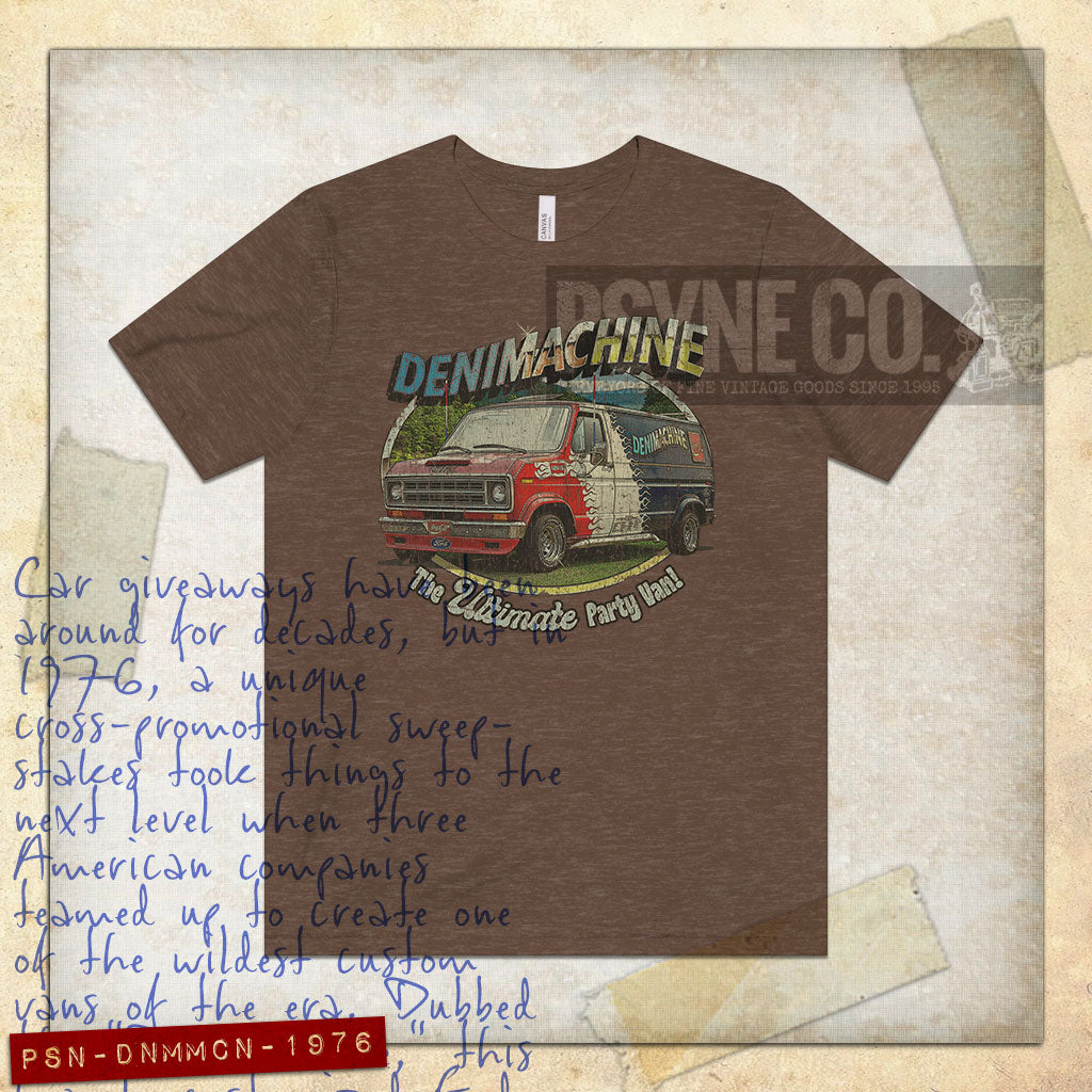 Denimachine Ultimate Party Van 1976 Vintage Men’s T-Shirt