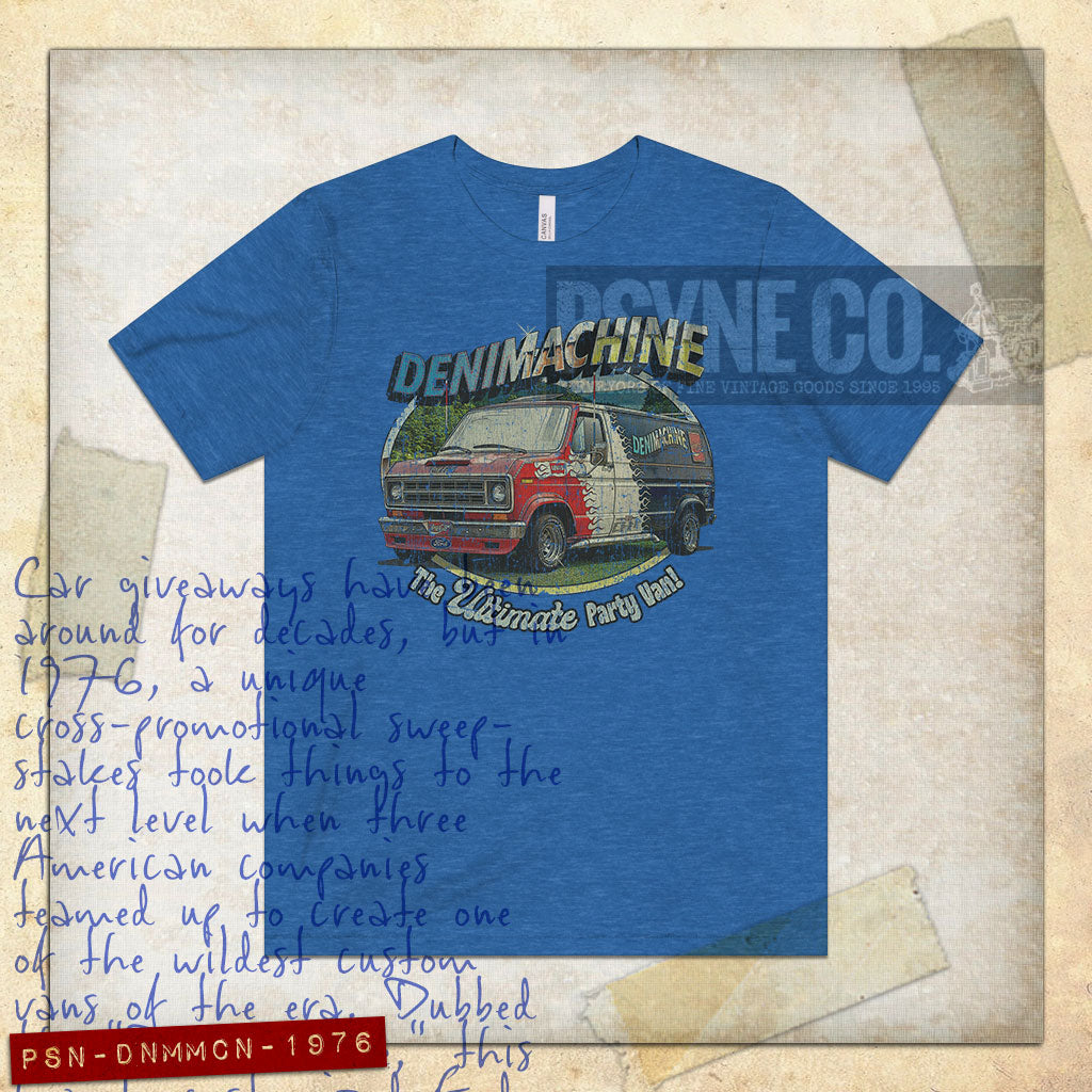 Denimachine Ultimate Party Van 1976 Vintage Men’s T-Shirt