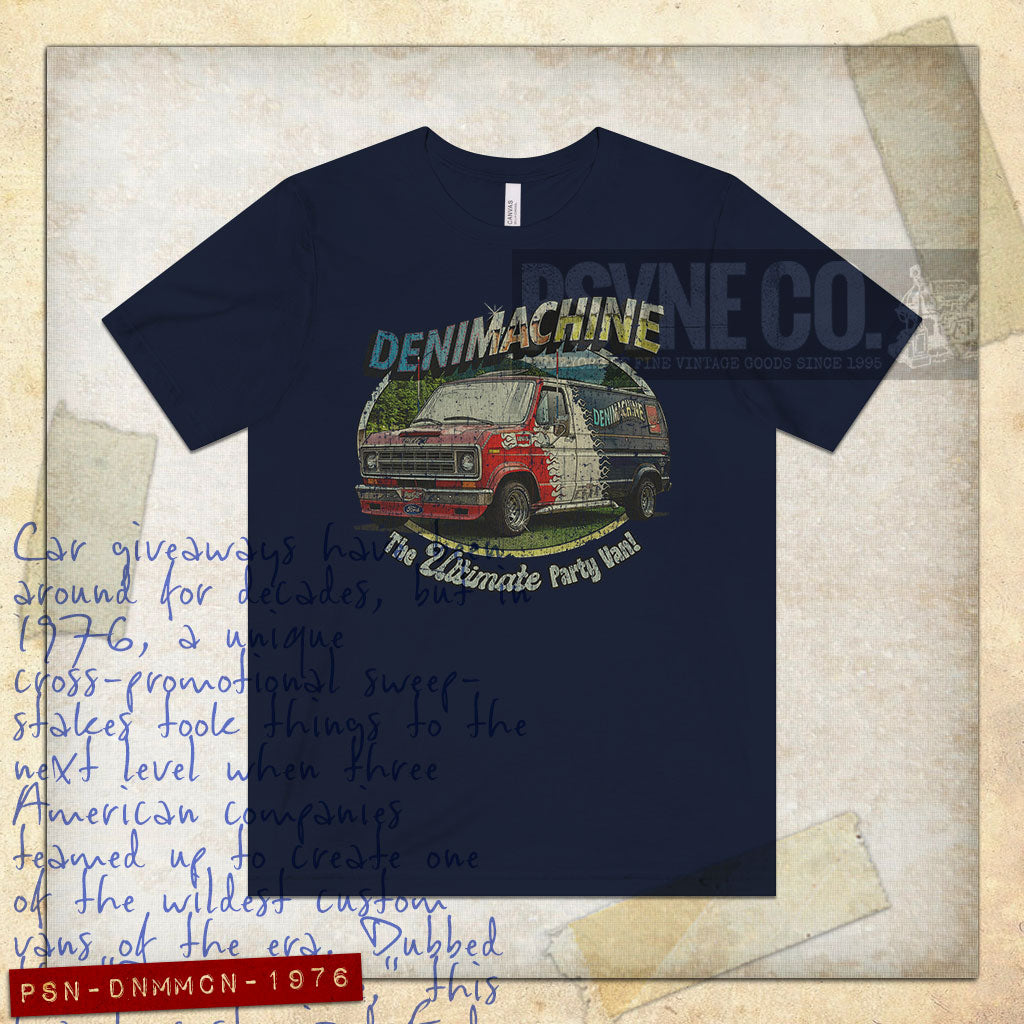 Denimachine Ultimate Party Van 1976 Vintage Men’s T-Shirt