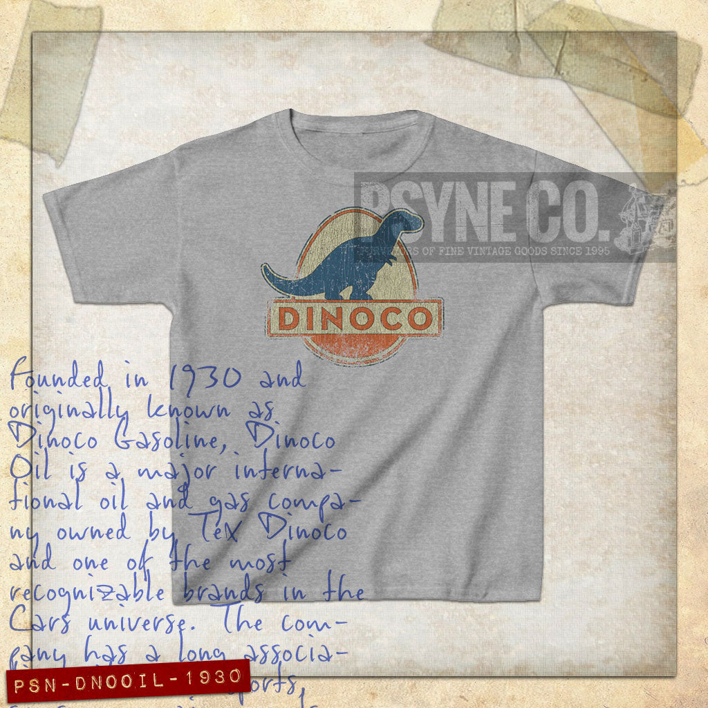 Dinoco Oil 1930 Vintage Kid's T-Shirt