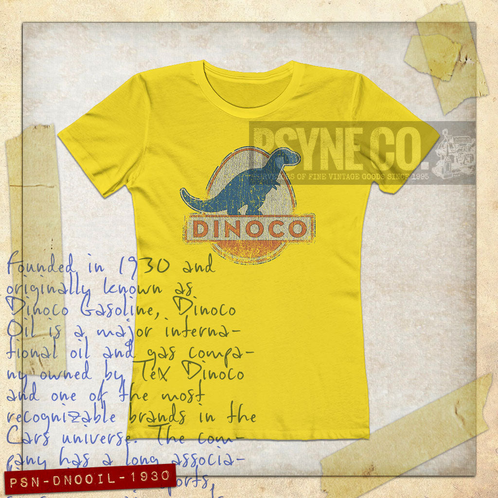 Dinoco Oil 1930 Vintage Women's T-Shirt