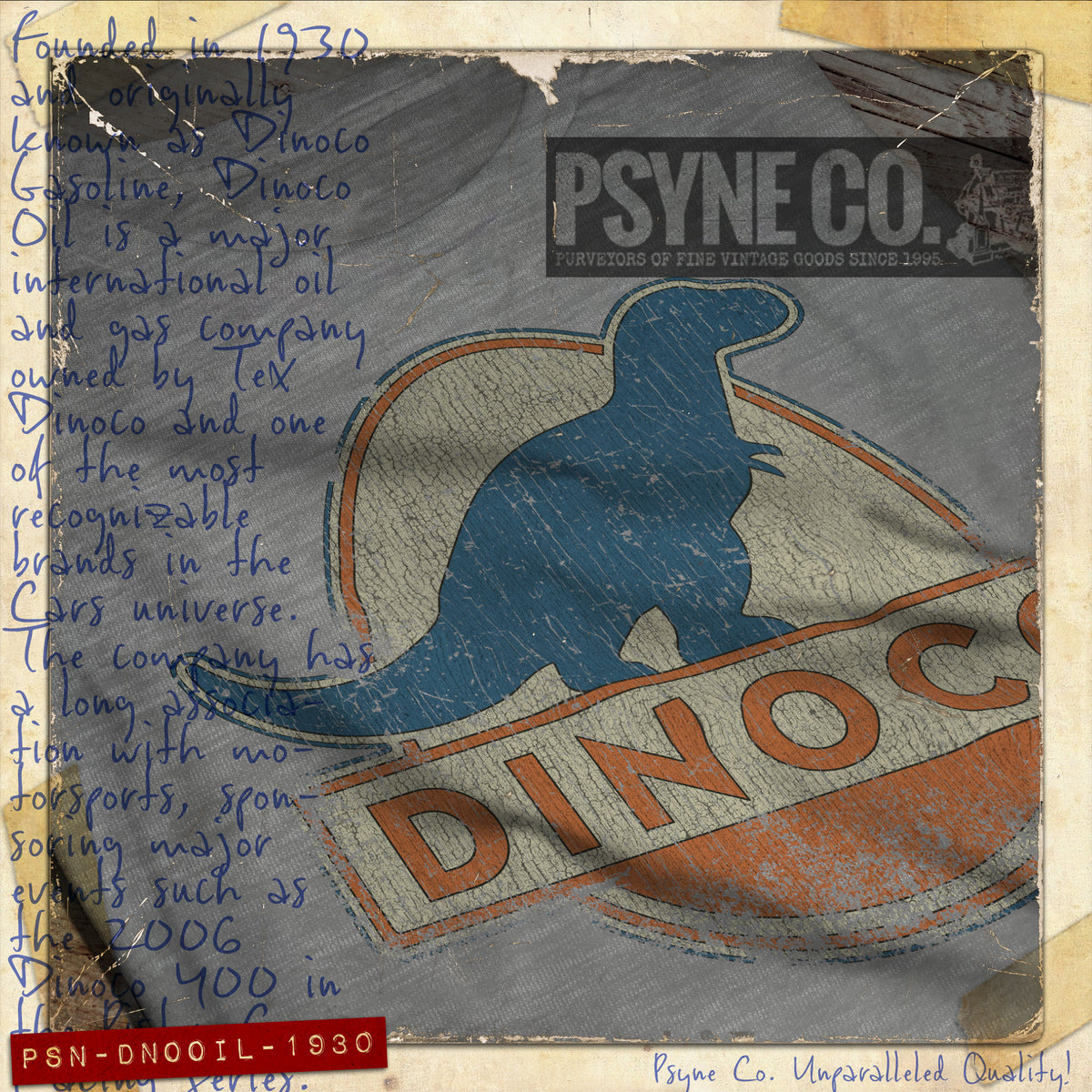 Dinoco Oil 1930 Vintage Women's T-Shirt