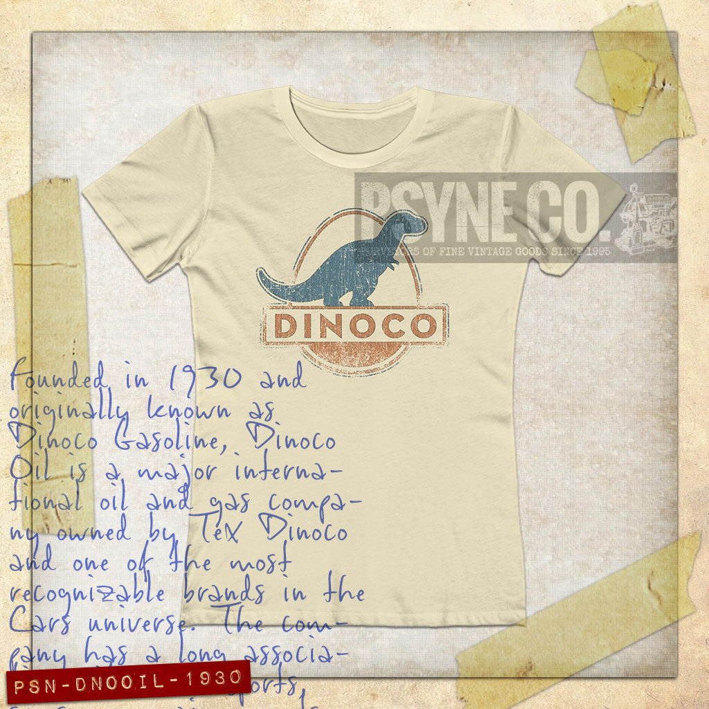 Dinoco Oil 1930 Vintage Women's T-Shirt