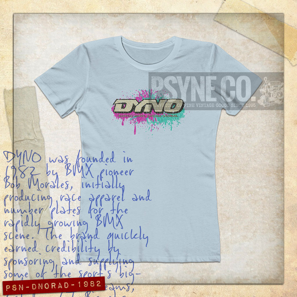 DYNO BMX Radical 1982 Vintage Women's T-Shirt