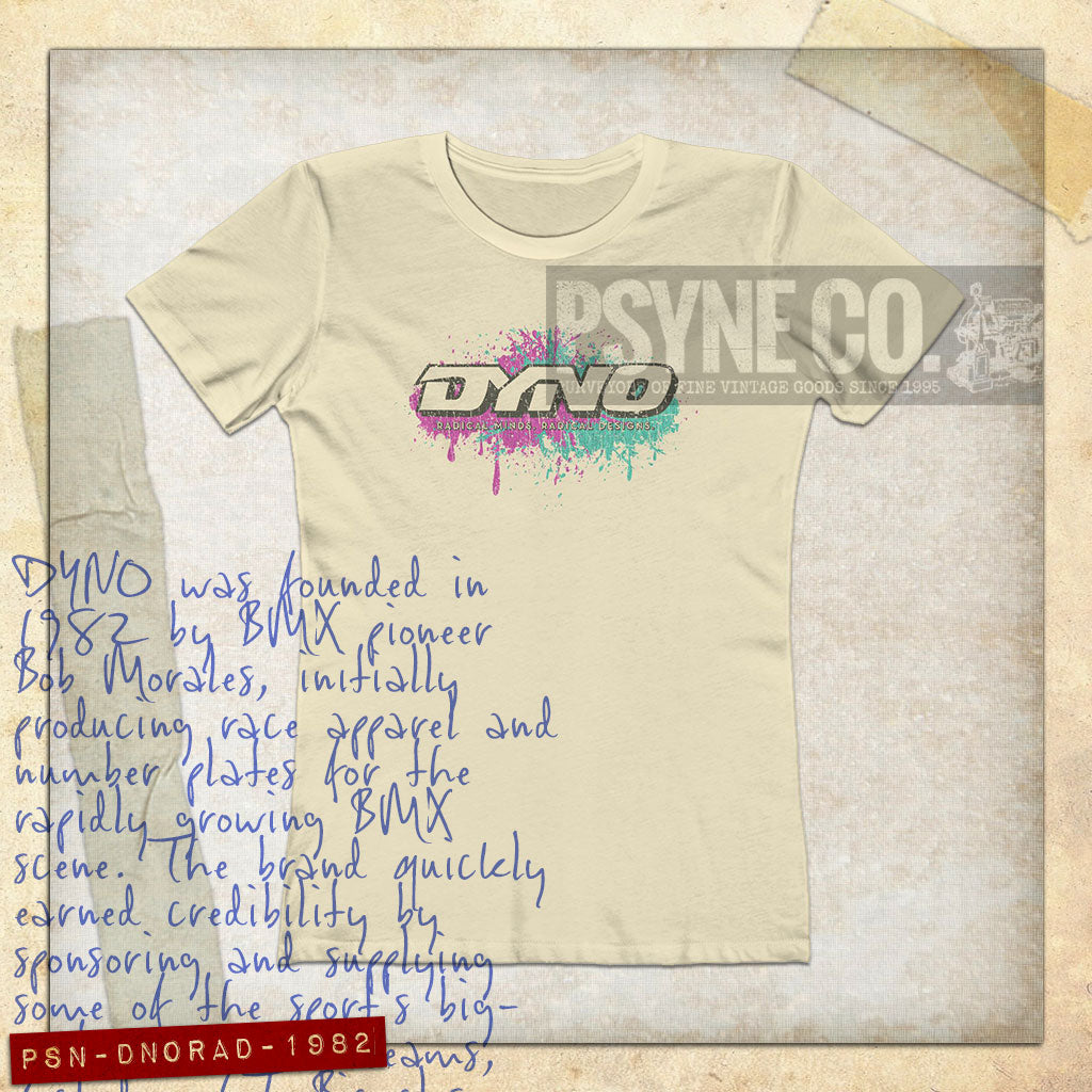 DYNO BMX Radical 1982 Vintage Women's T-Shirt