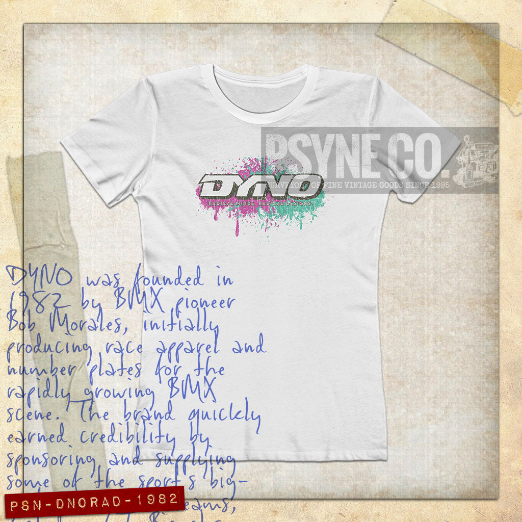 DYNO BMX Radical 1982 Vintage Women's T-Shirt