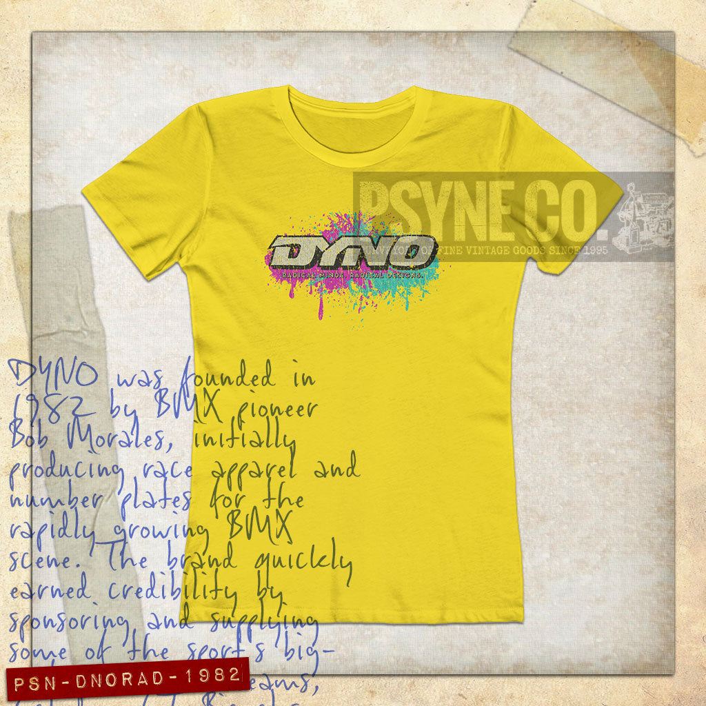 DYNO BMX Radical 1982 Vintage Women's T-Shirt