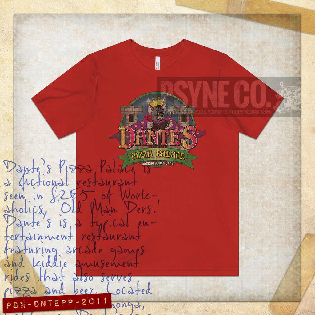 Dante’s Pizza Palace 2011 Vintage Men's T-Shirt