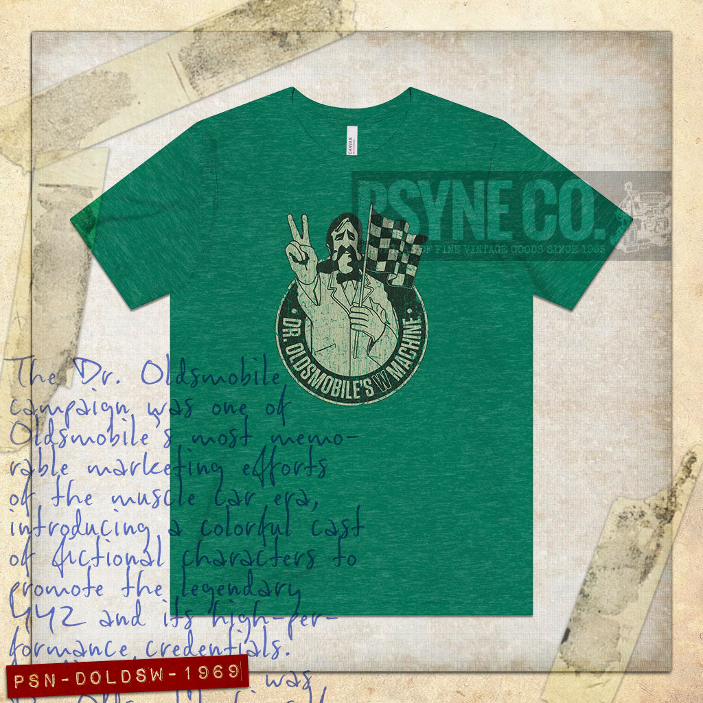 Dr. Oldsmobile's W Machine 1969 Vintage Men's T-Shirt