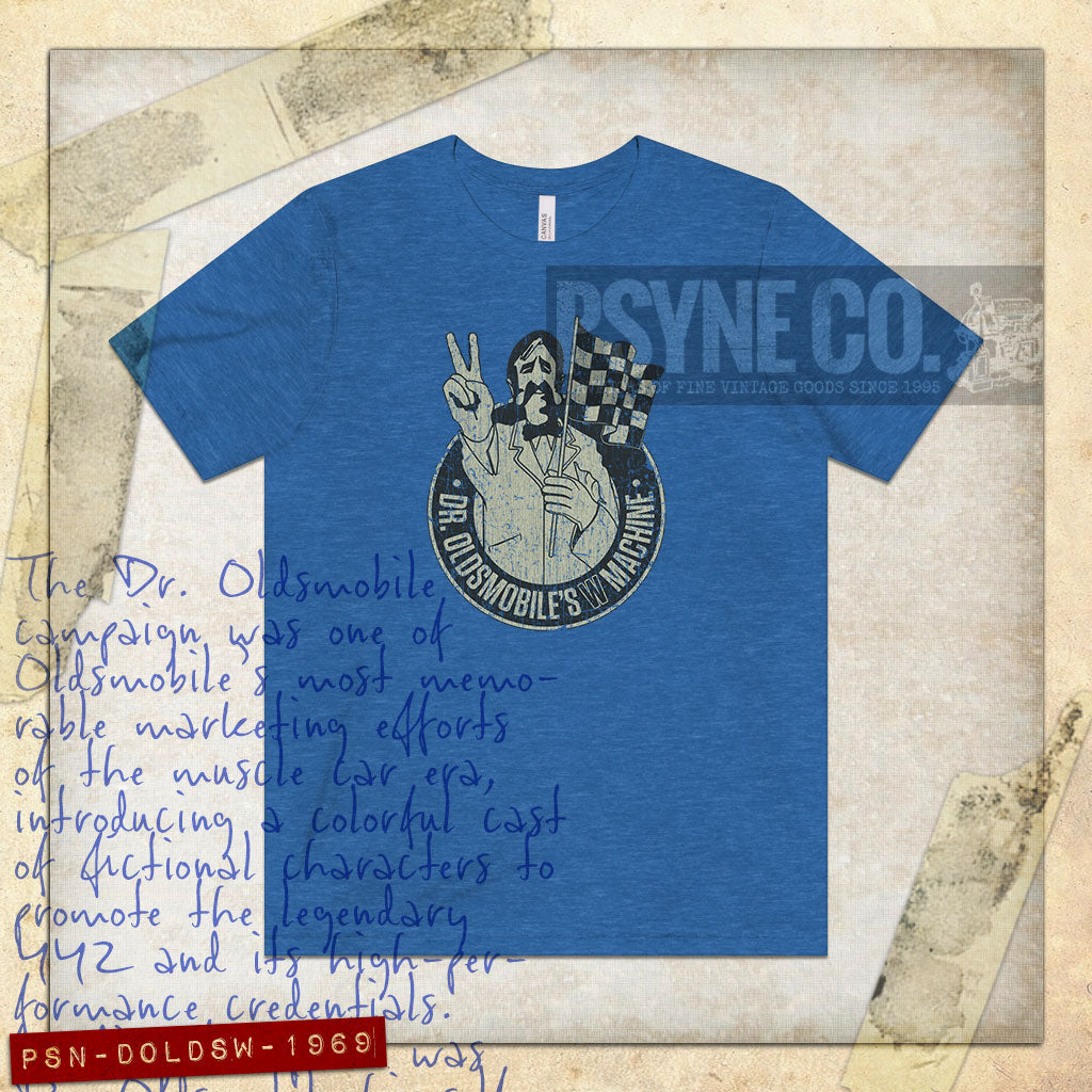 Dr. Oldsmobile's W Machine 1969 Vintage Men's T-Shirt