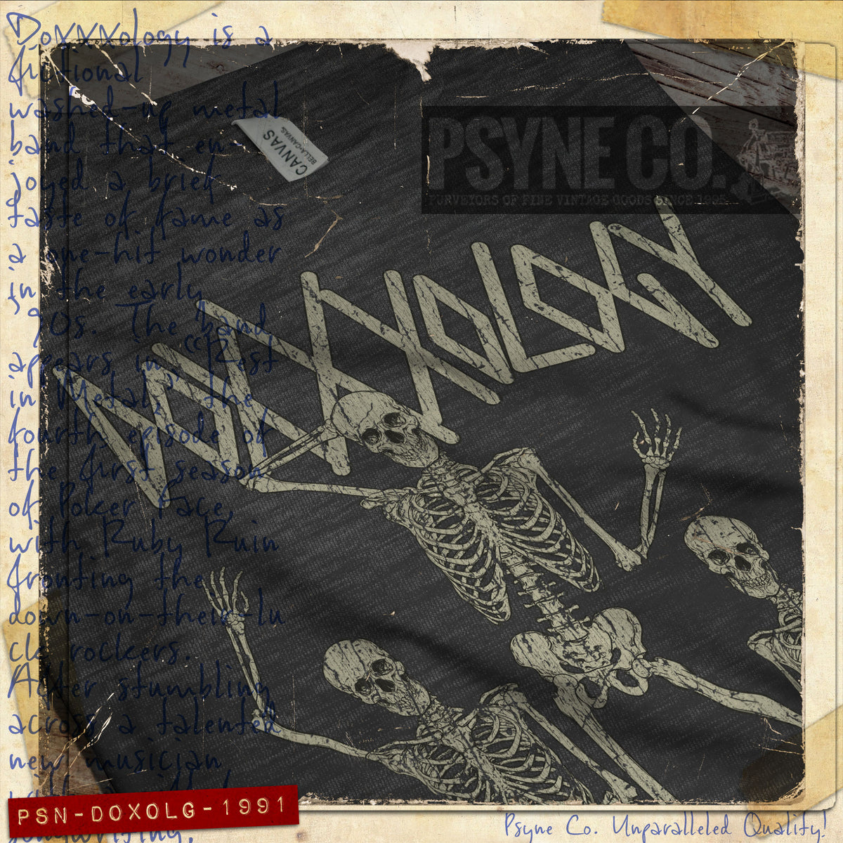 Doxxxology 1991 Vintage Men's T-Shirt