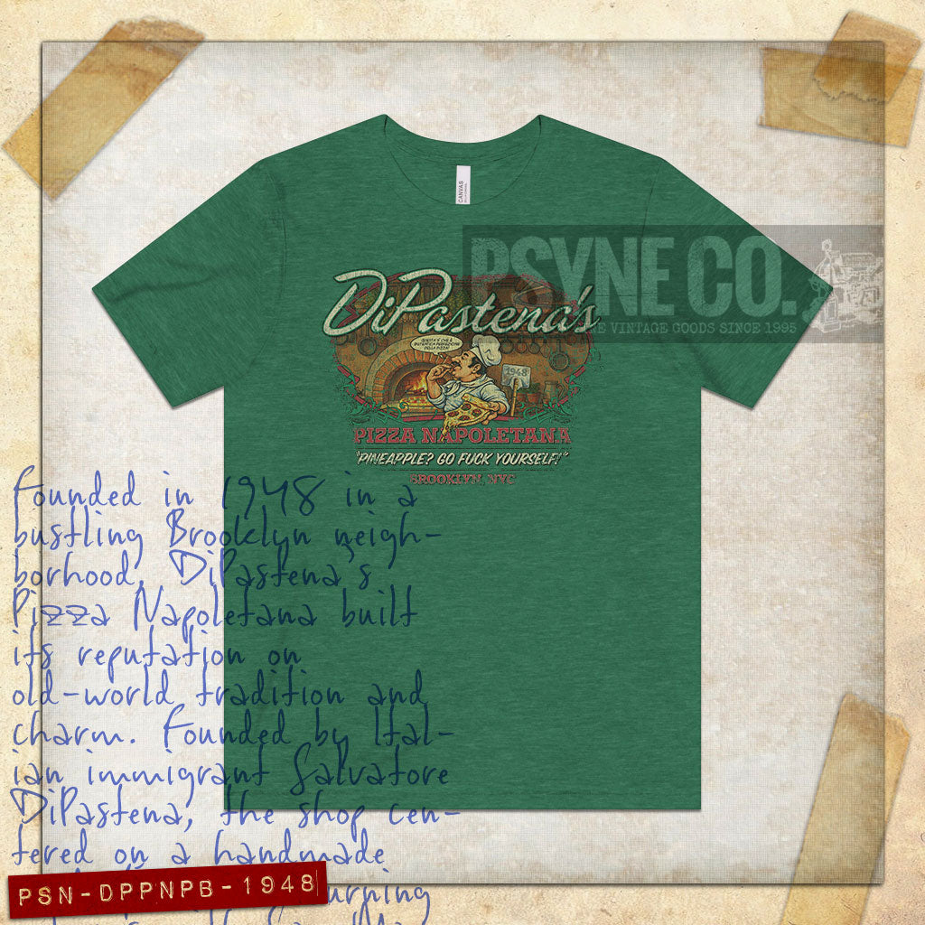 DiPastena's Pizza Napoletana Brooklyn 1948 Vintage Men's T-Shirt
