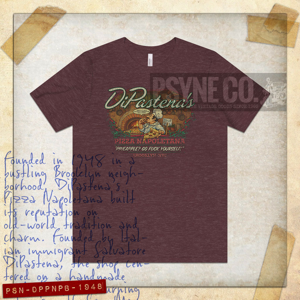 DiPastena's Pizza Napoletana Brooklyn 1948 Vintage Men's T-Shirt