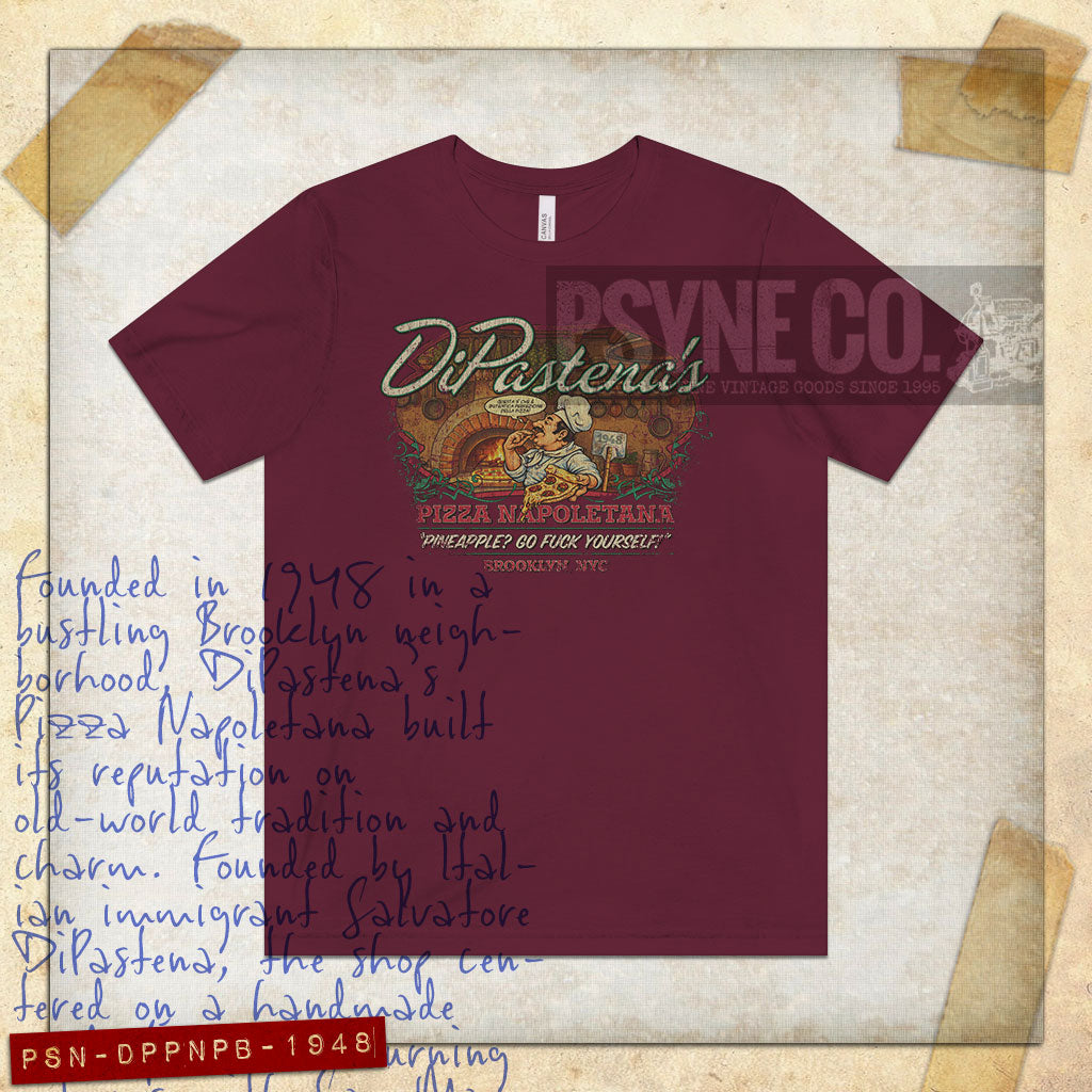DiPastena's Pizza Napoletana Brooklyn 1948 Vintage Men's T-Shirt