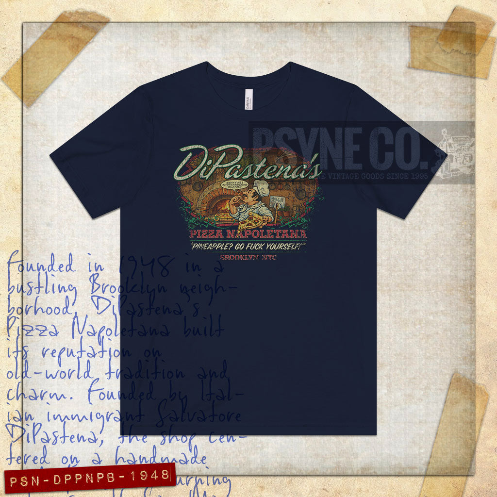 DiPastena's Pizza Napoletana Brooklyn 1948 Vintage Men's T-Shirt