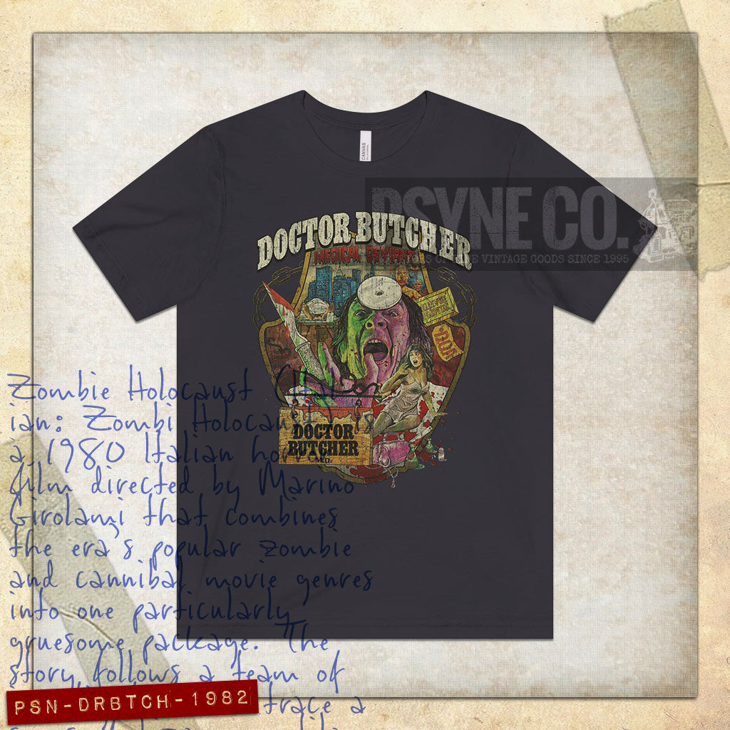 Doctor Butcher M.D. 1982 Vintage Men's T-Shirt