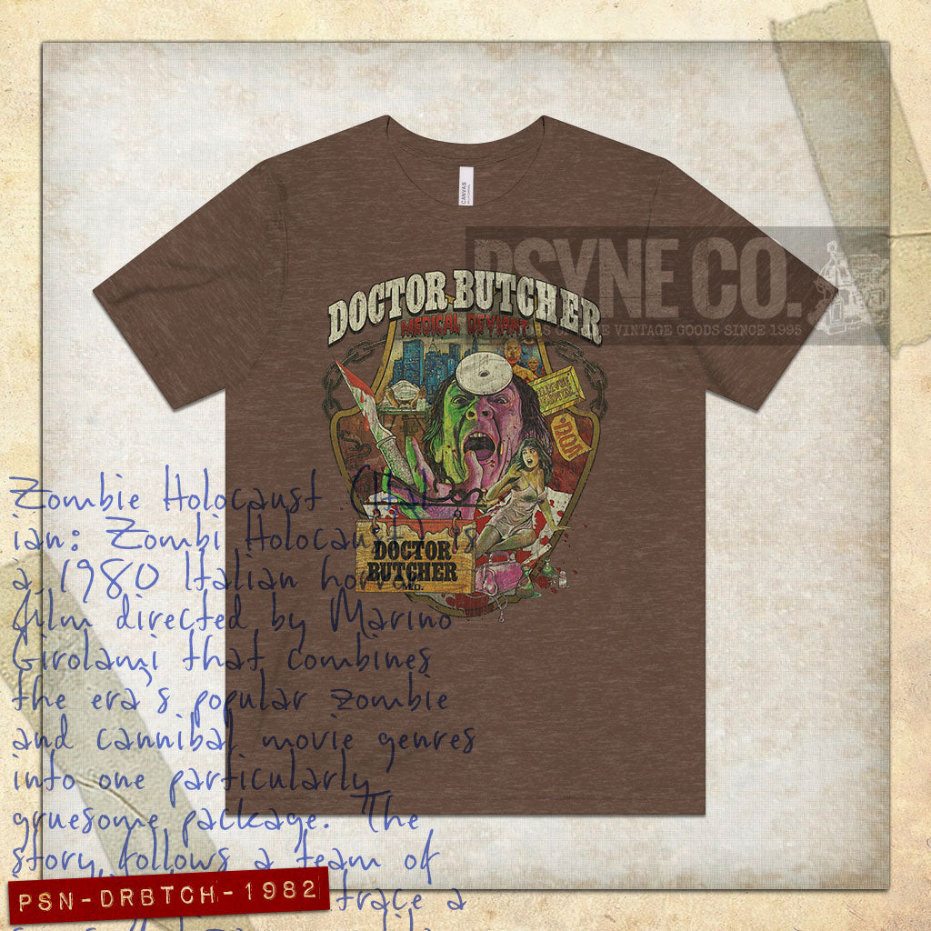 Doctor Butcher M.D. 1982 Vintage Men's T-Shirt