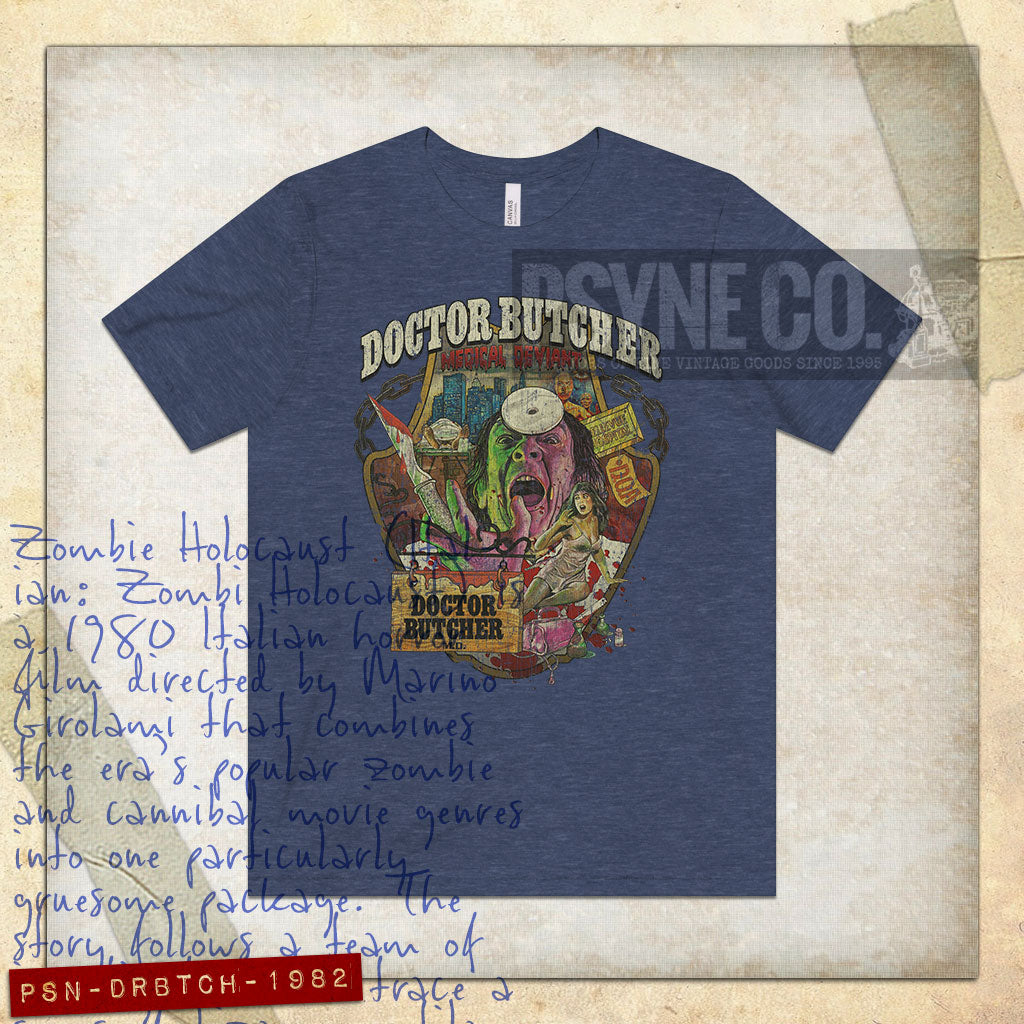 Doctor Butcher M.D. 1982 Vintage Men's T-Shirt