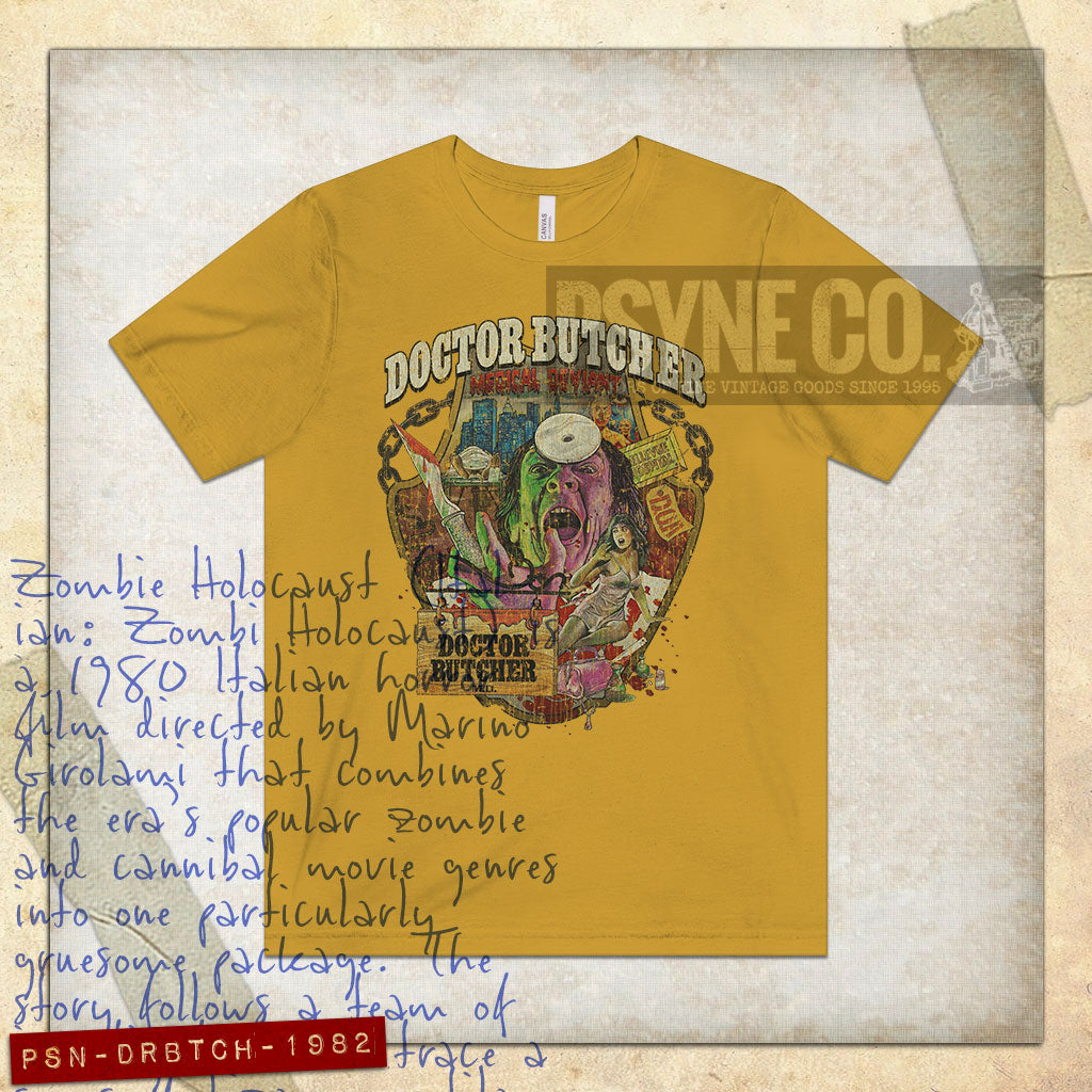 Doctor Butcher M.D. 1982 Vintage Men's T-Shirt