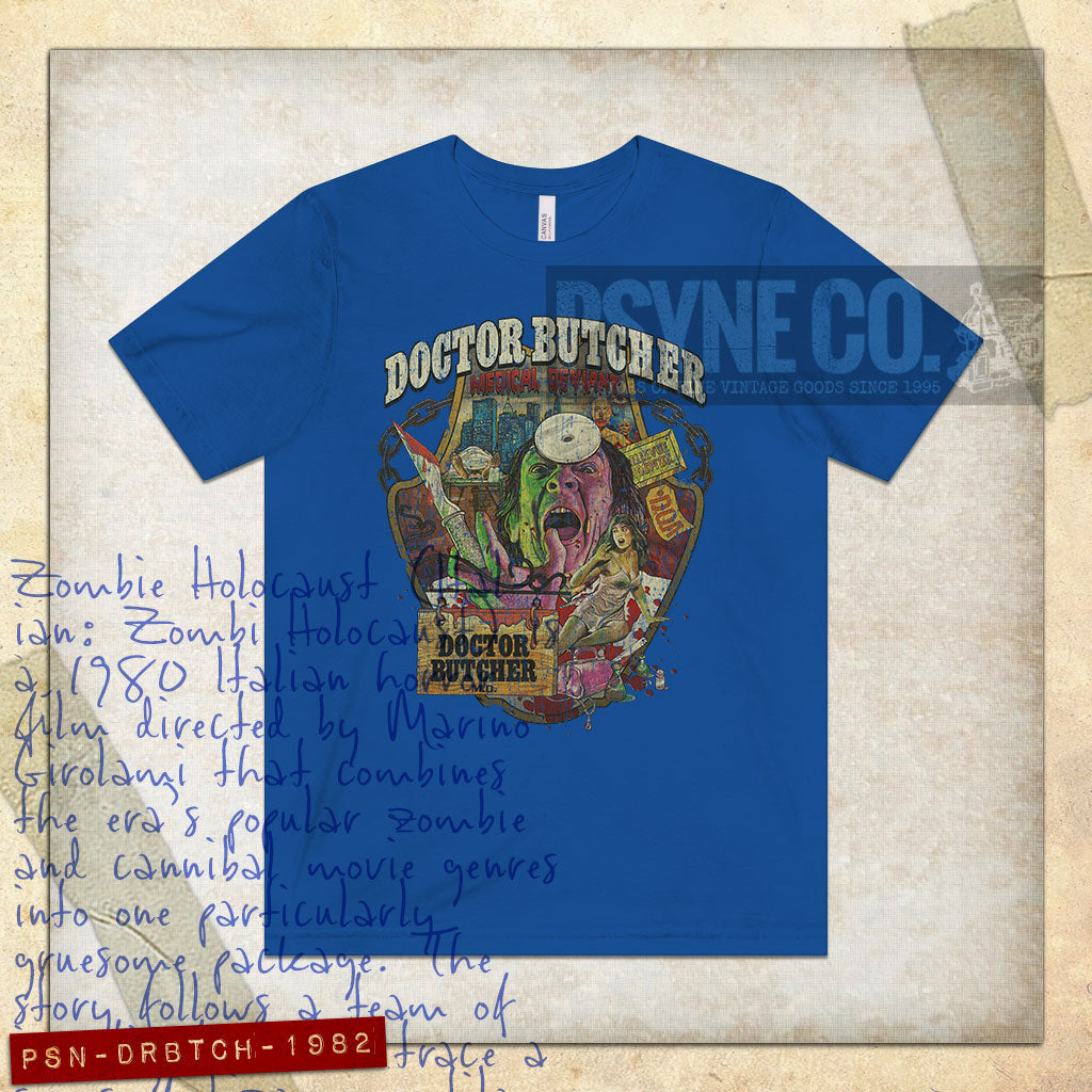 Doctor Butcher M.D. 1982 Vintage Men's T-Shirt
