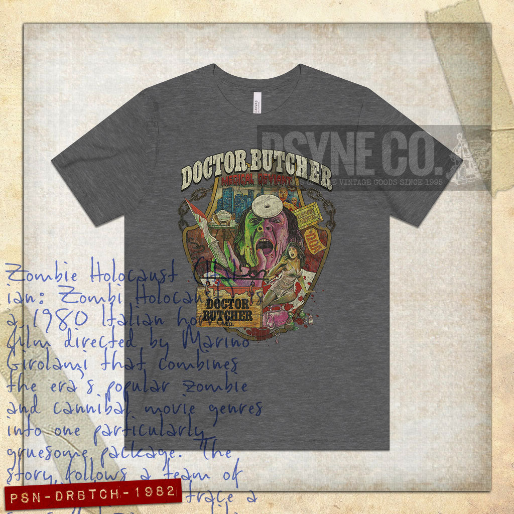 Doctor Butcher M.D. 1982 Vintage Men's T-Shirt