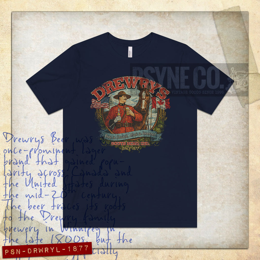 Drewrys Lager 1877 Vintage Men's T-Shirt