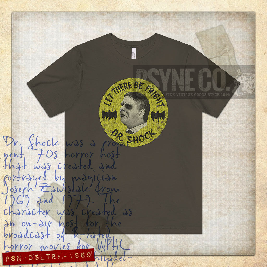 Dr. Shock Let There Be Fright 1969 Vintage Men's T-Shirt