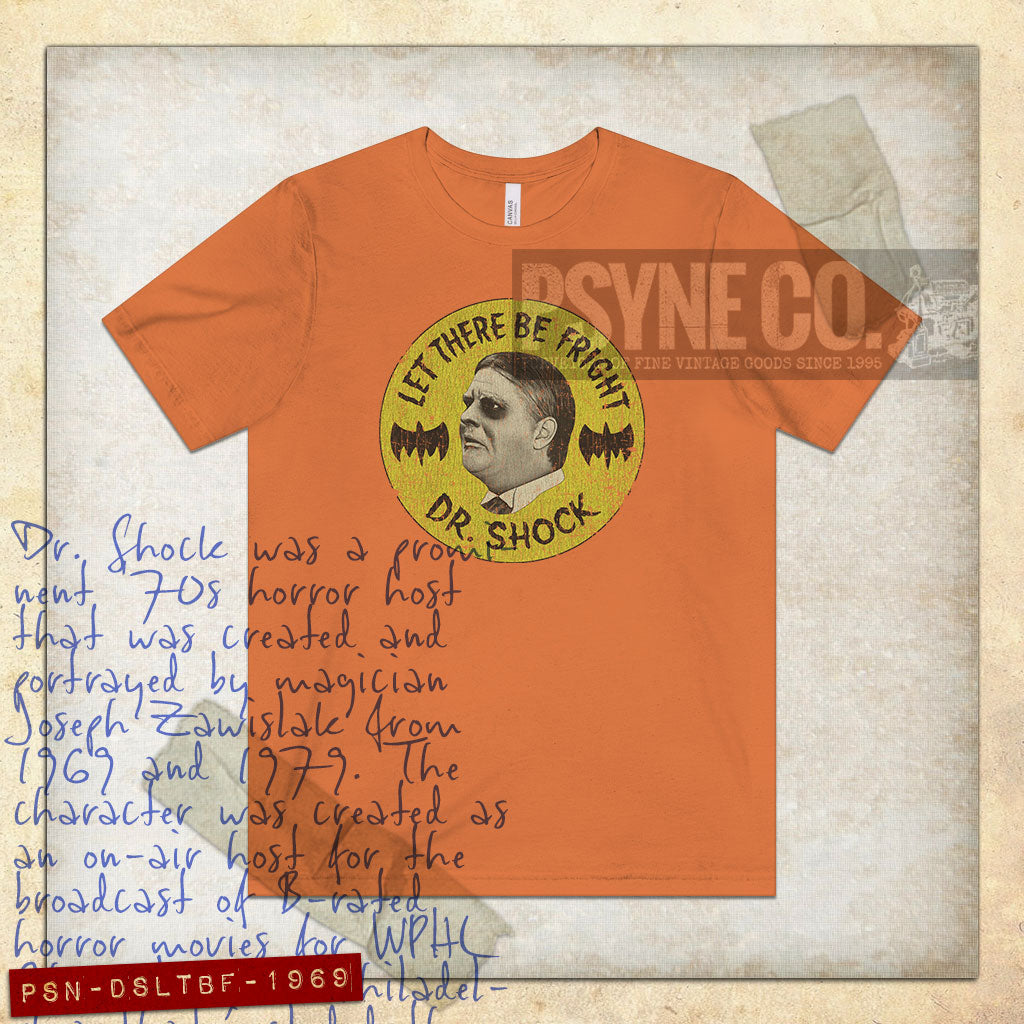 Dr. Shock Let There Be Fright 1969 Vintage Men's T-Shirt