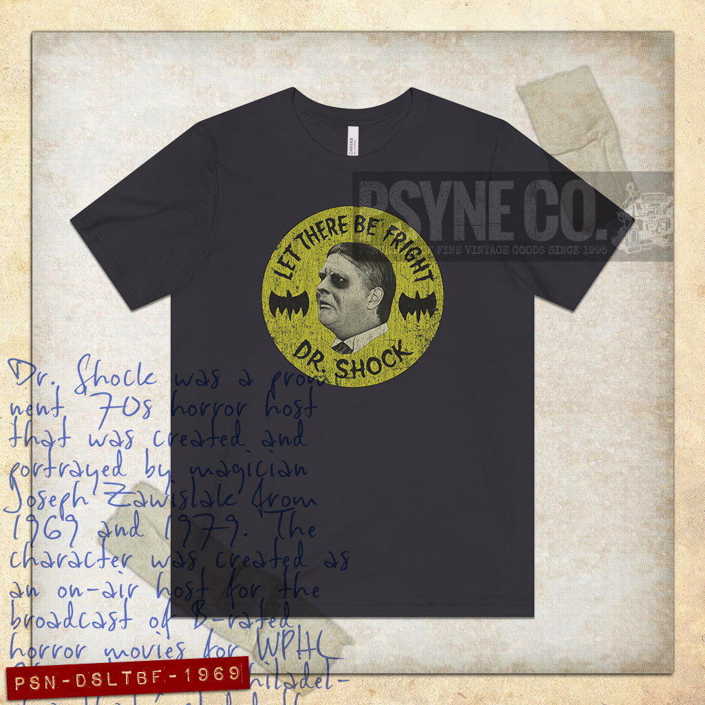 Dr. Shock Let There Be Fright 1969 Vintage Men's T-Shirt