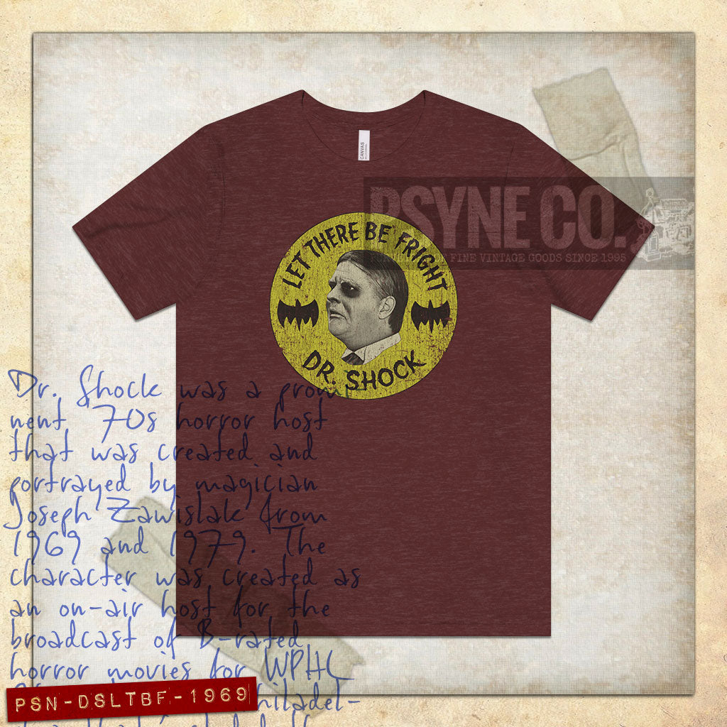 Dr. Shock Let There Be Fright 1969 Vintage Men's T-Shirt