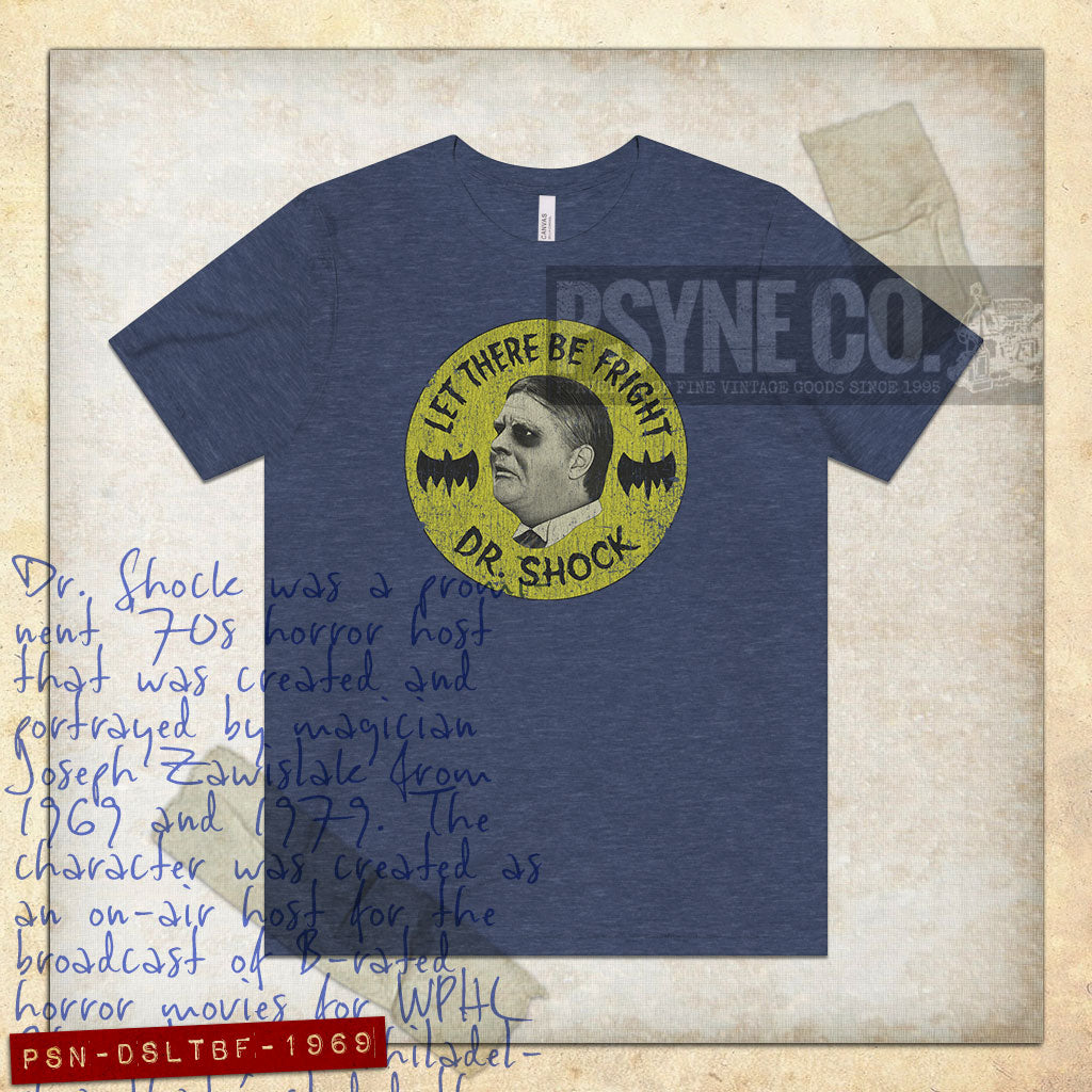 Dr. Shock Let There Be Fright 1969 Vintage Men's T-Shirt