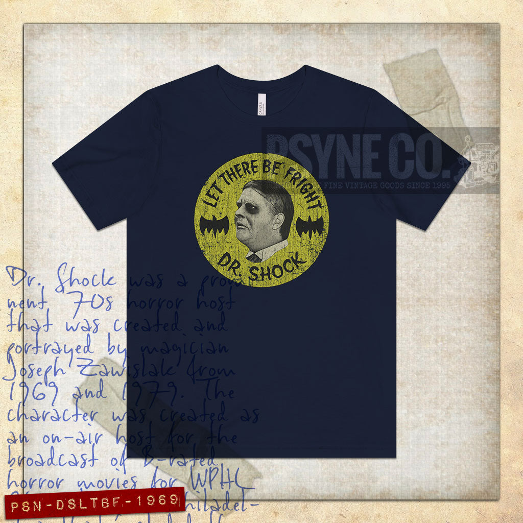Dr. Shock Let There Be Fright 1969 Vintage Men's T-Shirt