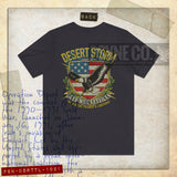 Desert Storm Gulf War Veteran Thunder & Lightning 1991 F/B Vintage Men's T-Shirt