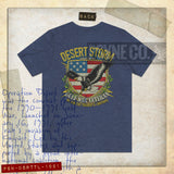 Desert Storm Gulf War Veteran Thunder & Lightning 1991 F/B Vintage Men's T-Shirt