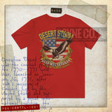 Desert Storm Gulf War Veteran Thunder & Lightning 1991 F/B Vintage Men's T-Shirt