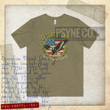 Desert Storm Gulf War Veteran Thunder & Lightning 1991 Vintage Men's T-Shirt