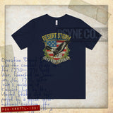 Desert Storm Gulf War Veteran Thunder & Lightning 1991 F/B Vintage Men's T-Shirt