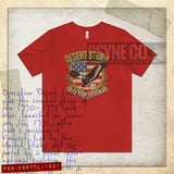 Desert Storm Gulf War Veteran Thunder & Lightning 1991 F/B Vintage Men's T-Shirt