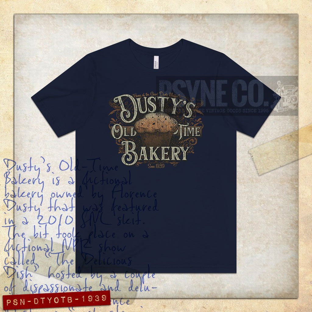 Dusty’s Old-Time Bakery 1939 Vintage Men's T-Shirt